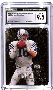 2000 Upper Deck Black Diamond Peyton Manning #46 CGC 9.5 Colts