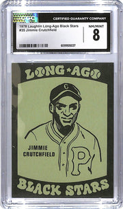 1978 Laughlin Long Ago Black Stars CGC 8 Jimmie Crutchfield #35