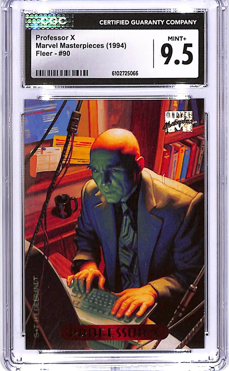 1994 Fleer Marvel Masterpieces Professor X #90 CGC 9.5
