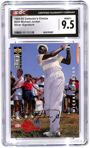 1994-95 Upper Deck Collector's Choice - Pro Michael Jordan #204 Silver CGC 9.5