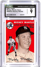 2007 Topps Mickey Mantle Story MMS34 CGC 9 Yankees