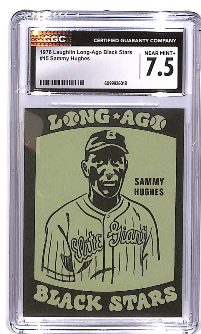 1978 Laughlin Long Ago Black Stars CGC 7.5 Sammy Hughes #15