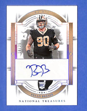2023 Panini National Treasures Rookie Signatures Bryan Bresee #107 #/25 (AU, RC)