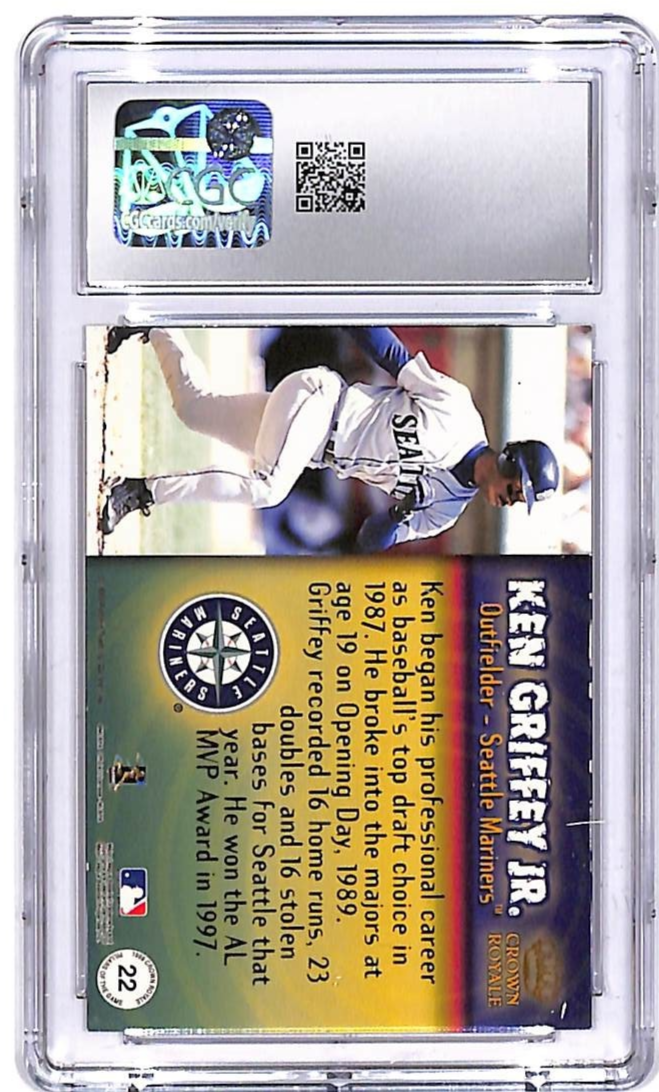 1998 Pacific Crown Royale Ken Griffey Jr Pillars of the Game #22 CGC 7 Mariners