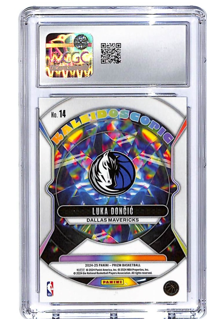 2024-25 Prizm Luka Doncic Kaleidoscopic #14 CGC 10 Dallas Mavericks