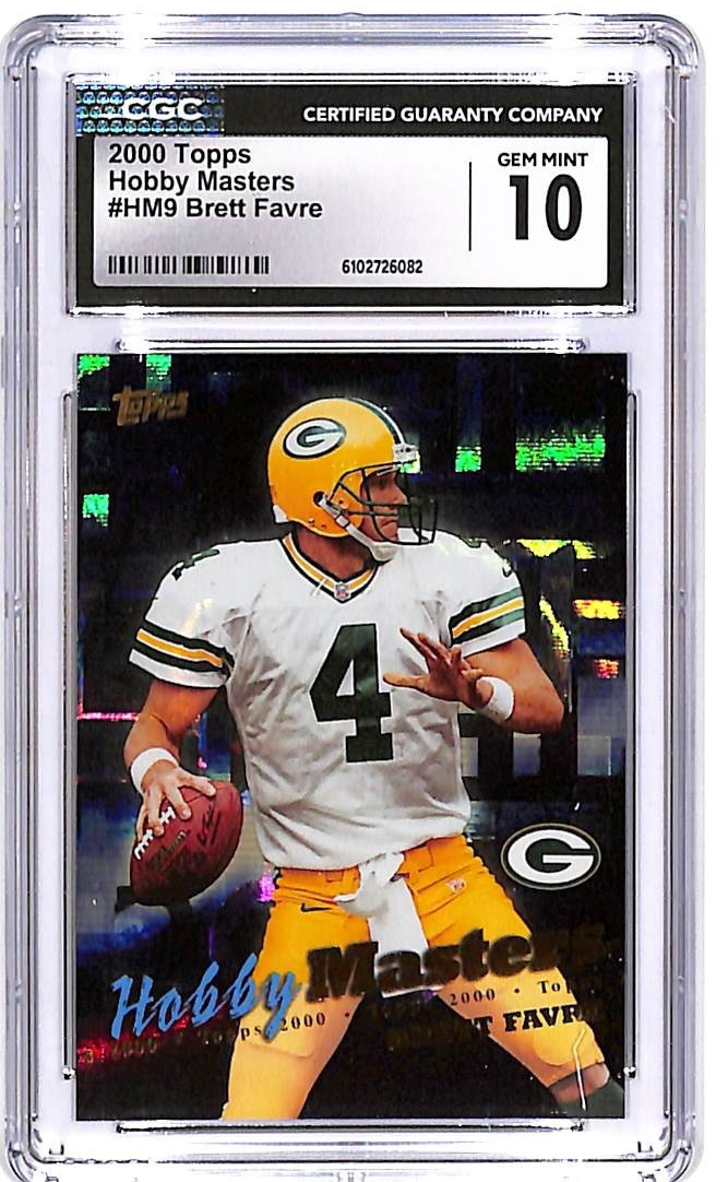 2000 Topps Brett Favre Hobby Masters HM9 CGC 10 Packers