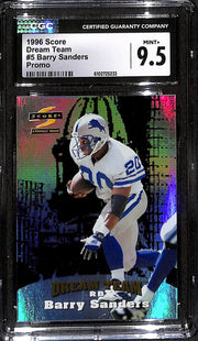 1996 Score Barry Sanders Dream Team Promo #5 CGC 9.5