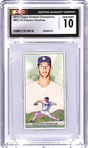 2011 Topps Kimball Champions Clayton Kershaw KC-14 CGC 10 Dodgers