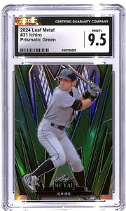2024 Leaf Metal Ichiro Prismatic Green #31 /5 CGC 9.5