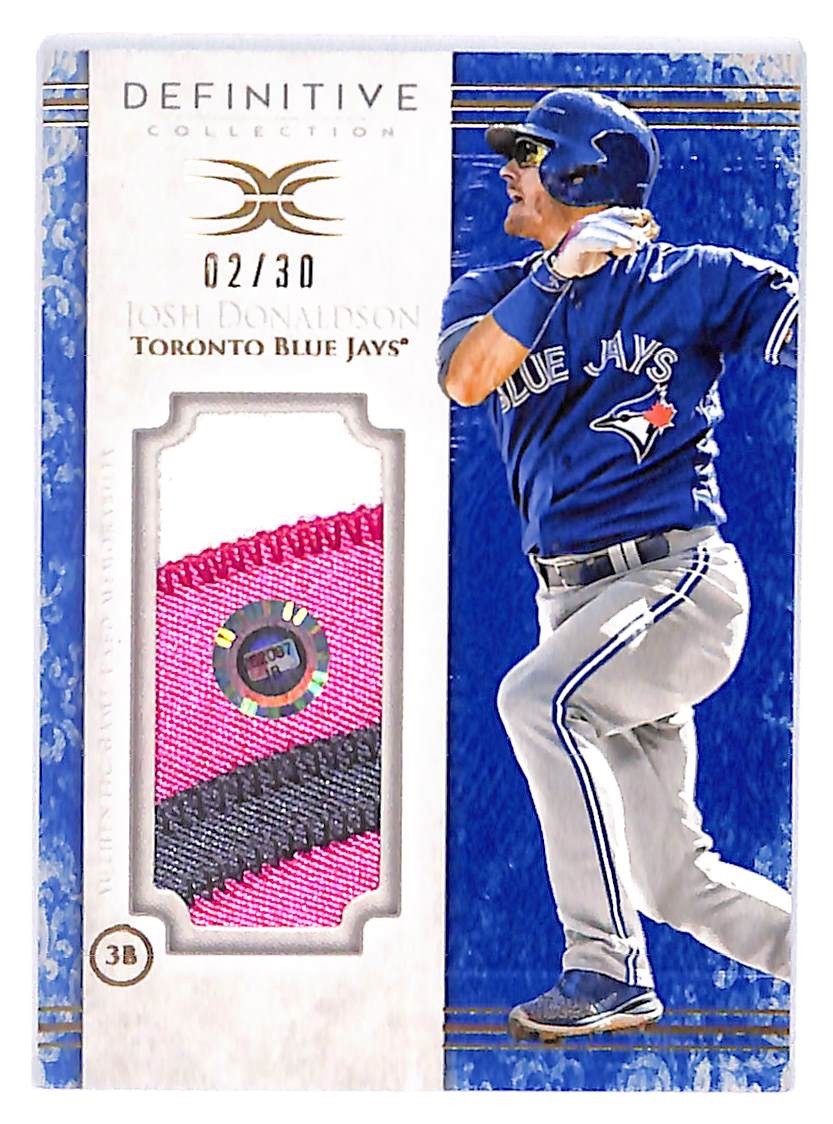 2017 Josh Donaldson Topps Definitive Collection Jumbo Relic - DJRC-JDO #2/30