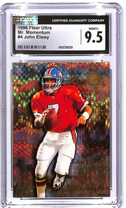 1996 Fleer Ultra John Elway Mr Momentum #4 CGC 9.5 Broncos