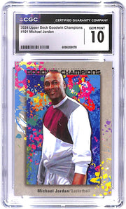 2024 Michael Jordan Upper Deck Goodwin Champions - Splash of Color  #101 CGC 10