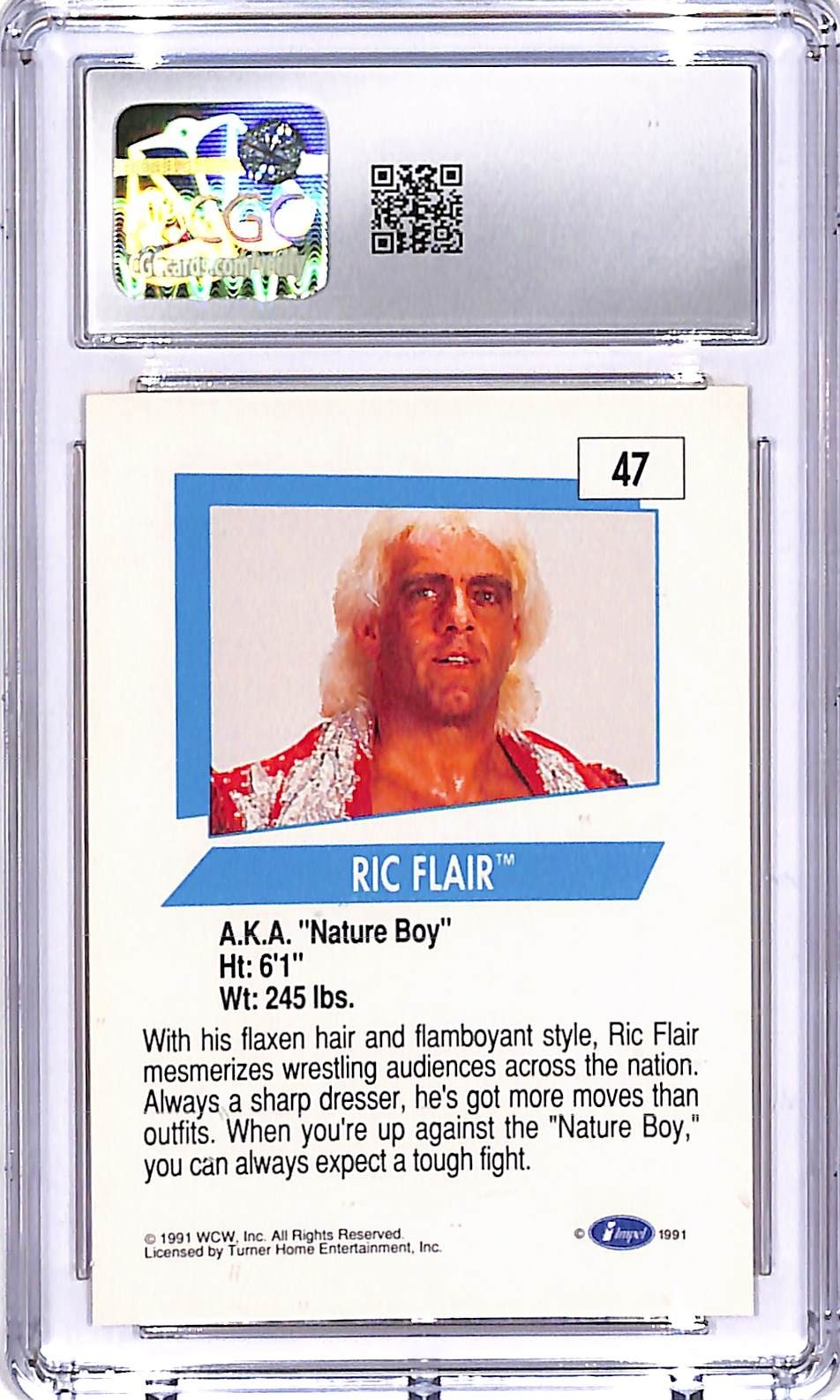 1991 Impel WCW Ric Flair CGC 9 #47
