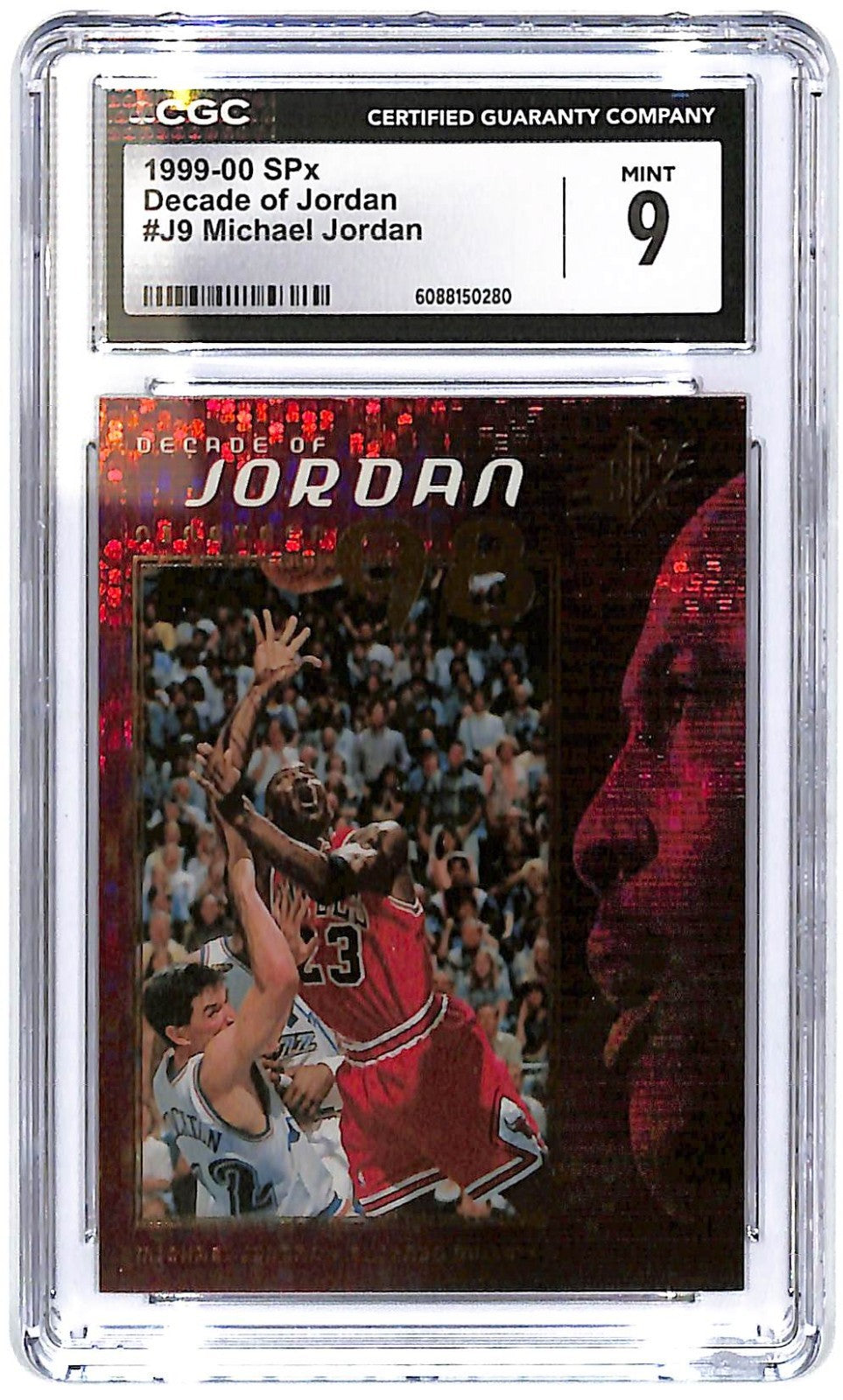 1990-00 Michael Jordan SPx Decade of Jordan #J9 CGC Mint 9