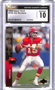 1994 Upper Deck Joe Montana #133 CGC 10 Chiefs
