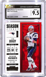 2017 Contenders Tom Brady #95 CGC 9.5 Patriots