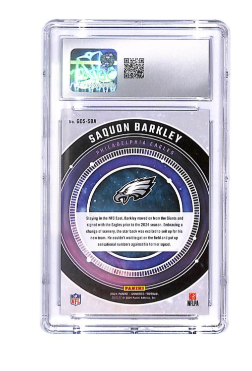 2024 Panini Donruss - Galaxy of Stars Saquon Barkley #GOS-SBA CGC 10 Gem Mint