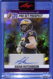 2022 LEAF Pro Set Prospect - Aidan Hutchinson AUTOGRAPH /30