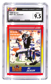 1990 Bo Jackson Score - Record Brakers #591 CGC Mint Plus 9.5