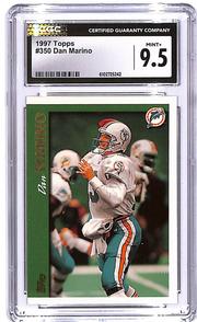 1997 Topps Dan Marino #350 CGC 9.5 Dolphins