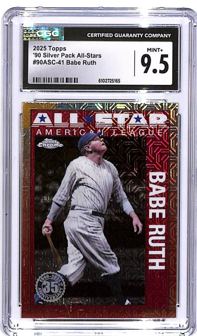 2025 Topps Babe Ruth Silver Pack All Stars CGC 9.5 Yankees