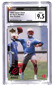 1995 Upper Deck Steve McNair Star Rookie RC #3 CGC 9.5 Titans