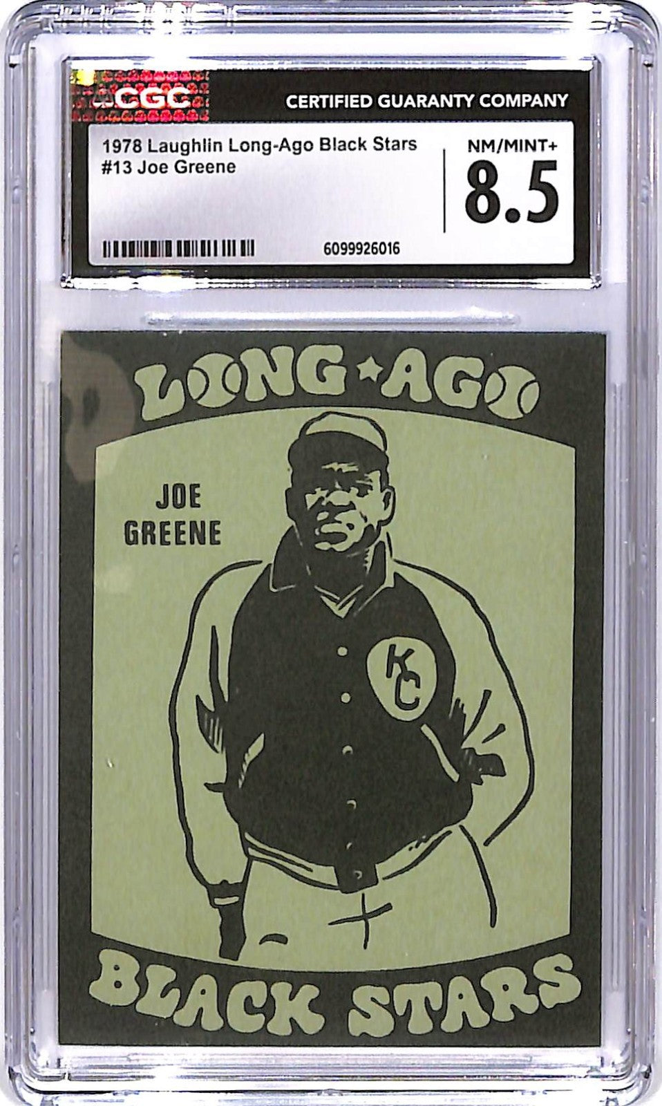 1978 Laughlin Long Ago Black Stars CGC 8.5 Joe Greene #13