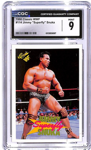 1990 Classic WWF Jimmy Superfly Snuka #114 CGC 9