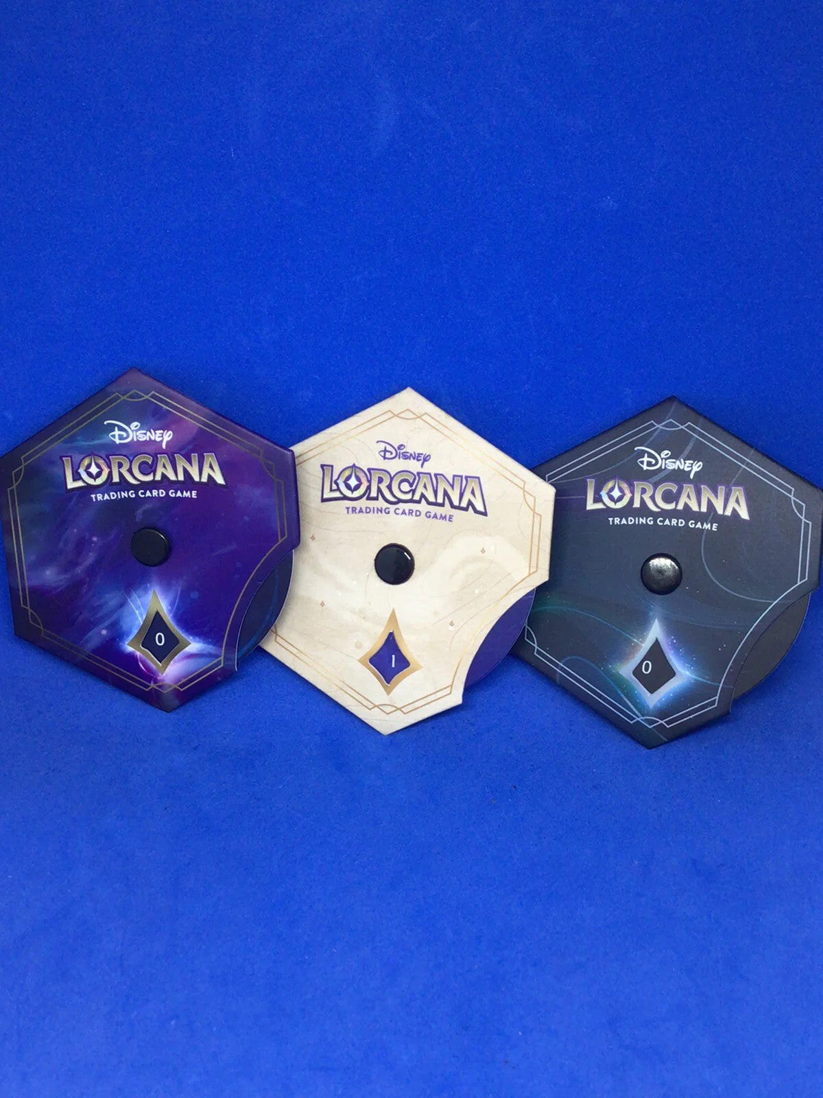 Set of (3) Lorcana Lore Counters (First Three Chapters)
