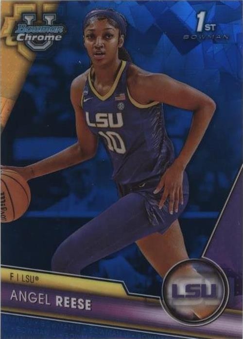 2023-24 Bowman University Chrome Sapphire Edition Angel Reese #49 (RC) SGC 10 GM