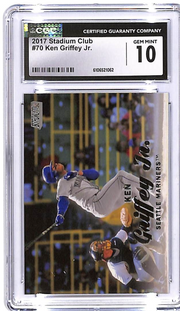 2017 Stadium Club Ken Griffey Jr #70 CGC 10 Mariners