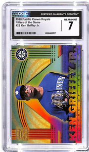 1998 Pacific Crown Royale Ken Griffey Jr Pillars of the Game #22 CGC 7 Mariners