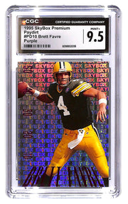 1995 Brett Favre Skybox Premium Paydirt  #PD10 Purple CGC Mint Plus 9.5