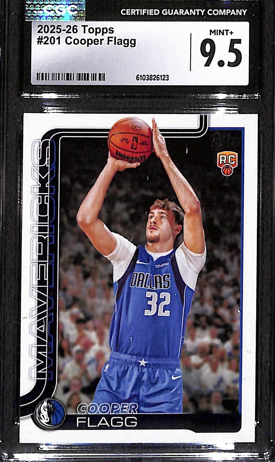 2025-26 Topps - Cooper Flagg #201 (RC) CGC 9.5
