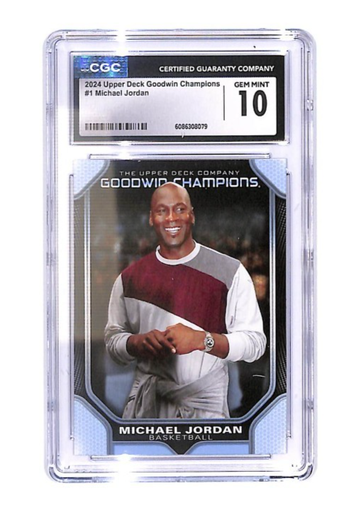 2024 Upper Deck Goodwin Champions Michael Jordan #1 CGC 10 GM HOF Chicago Bulls