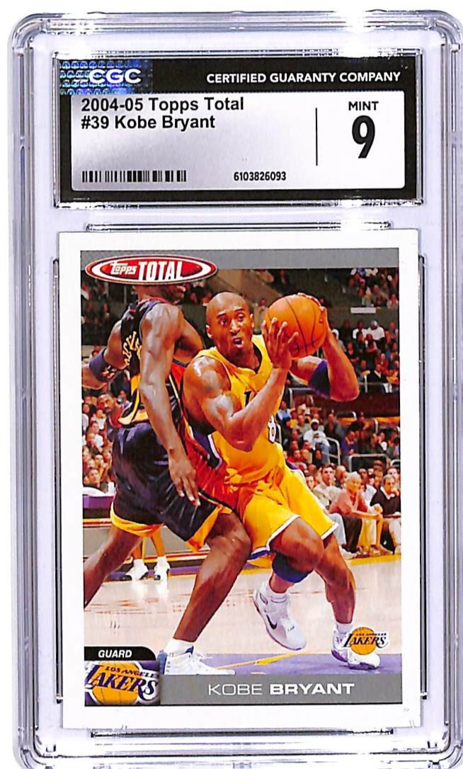 2004-05 Topps Total Kobe Bryant #39 CGC 9 Lakers