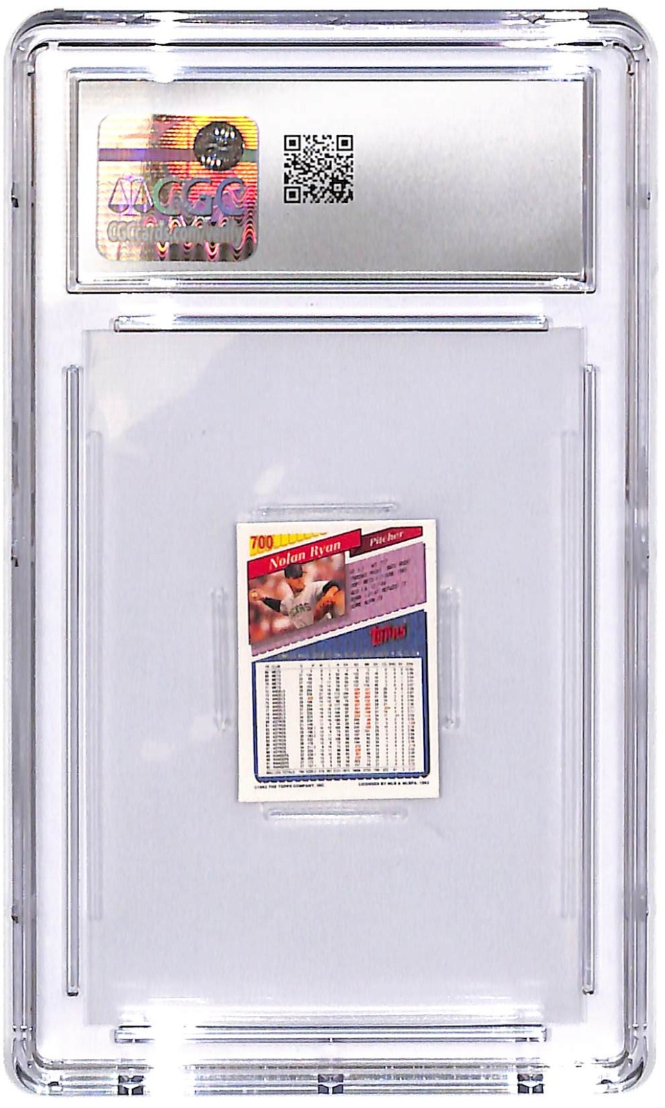 1993 Nolan Ryan Topps Micro Prizm #700 CGC Mint 9