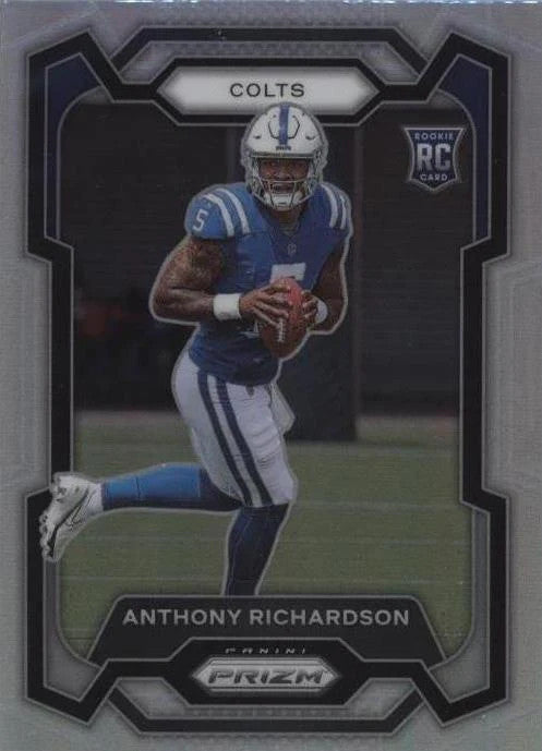 2023 Anthony Richardson Panini Prizm #343 Silver Prizm (RC) PSA 9