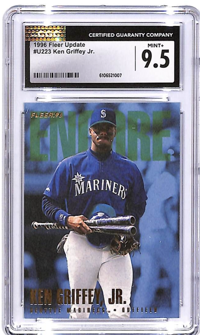 1996 Fleer Update Ken Griffey Jr U223 CGC 9.5 Mariners