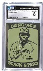 1978 Laughlin Long Ago Black Stars CGC 8 Bill Holland #21