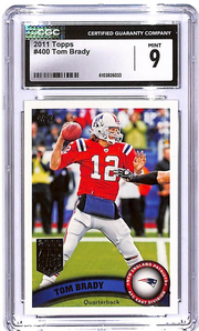 2011 Topps Tom Brady #400 CGC 9 Patriots