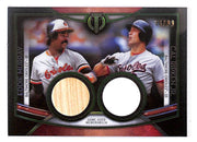 2020 Eddie Murray and Cal Ripken Topps Tribute Dual Relic DR-MR #83/99