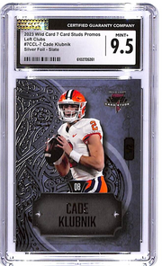 2023 Wild Card 7 Card Studs Promos Cade Klubnik Left Club Silver /2 CGC 9.5