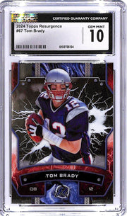 2024 Topps Resurgence Tom Brady #67 CGC 10 Patriots
