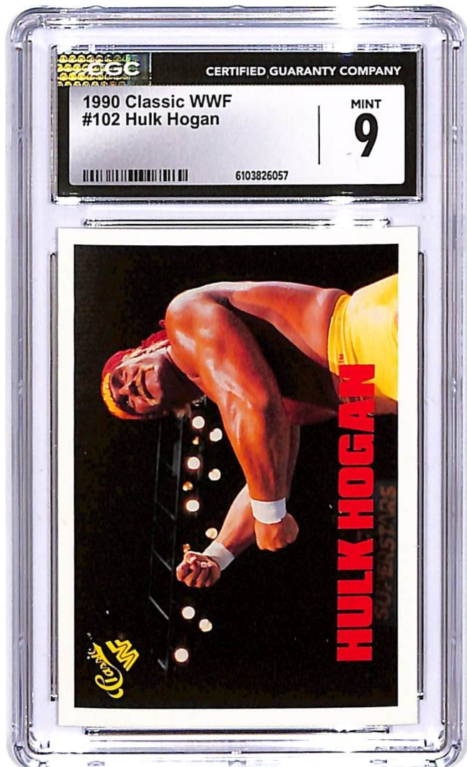 1990 Classic WWF Hulk Hogan #102 CGC 9