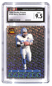 1994 Barry Sanders Pacific Prisms - #100 CGC Mint Plus 9.5