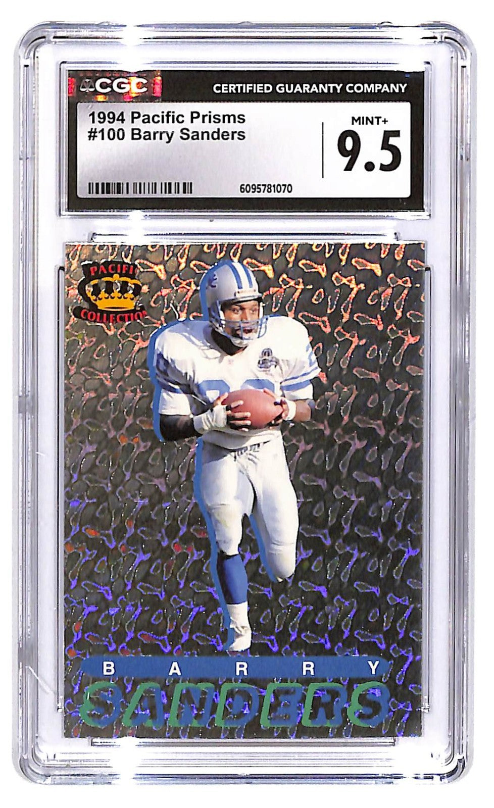 1994 Barry Sanders Pacific Prisms - #100 CGC Mint Plus 9.5