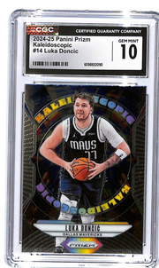 2024-25 Prizm Luka Doncic Kaleidoscopic #14 CGC 10 Dallas Mavericks