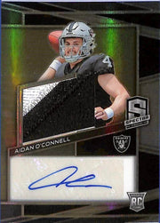 2023 Spectra Aidan O'Connell Auto Autograph Rookie RC Patch /99 Raiders