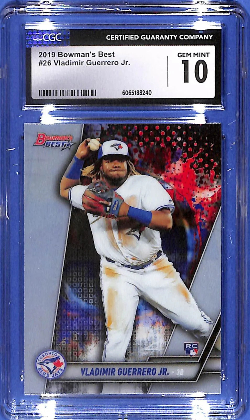2019 Bowman's Best - Vladimir Guerrero Jr. #26 (RC) CGC 10 Gem Mint Blue Jays